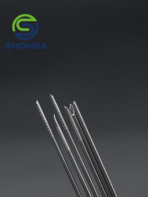 SHOMEA Agulha de ponta de corte traseiro 11G*26G personalizada com Dimple Dot