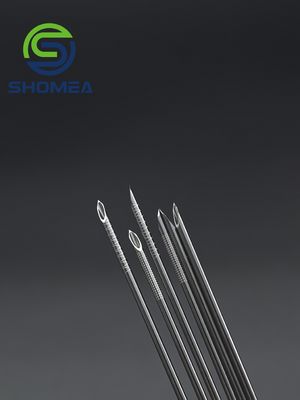 SHOMEA Agulha de ponta de corte traseiro 11G*26G personalizada com Dimple Dot