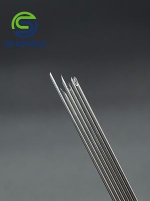 SHOMEA Agulha de ponta de corte traseiro 11G*26G personalizada com Dimple Dot