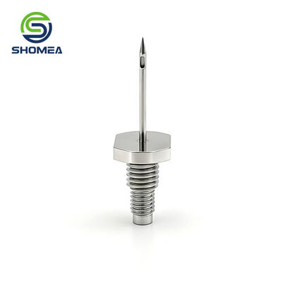 Componente de acero inoxidable 304L/316L personalizado con agujero lateral (hecho según el dibujo del cliente)