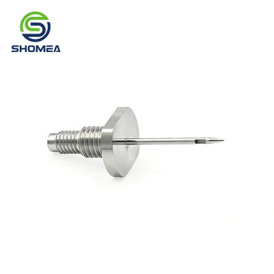 Componente de acero inoxidable 304L/316L personalizado con agujero lateral (hecho según el dibujo del cliente)