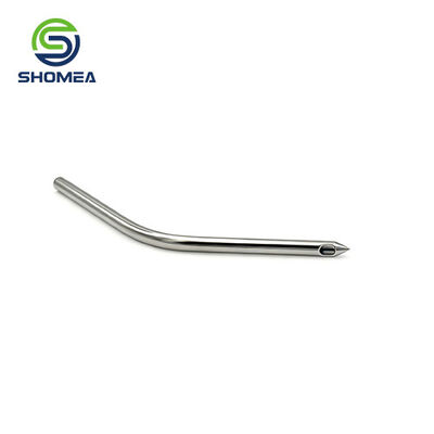 SHOMEA Customized 14G and 15G Biopharmaceutical Grade Custom Electrolytic polishing Bent Sampling Needle
