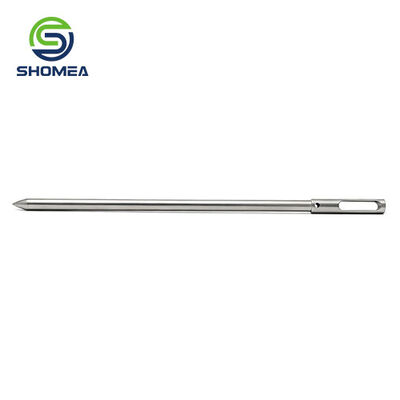 Customized Temperature Probe with Flared Tail and Slotted End