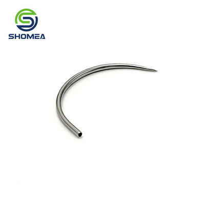 Customized Hollow Curved Suture Needle with Sharp Tip
