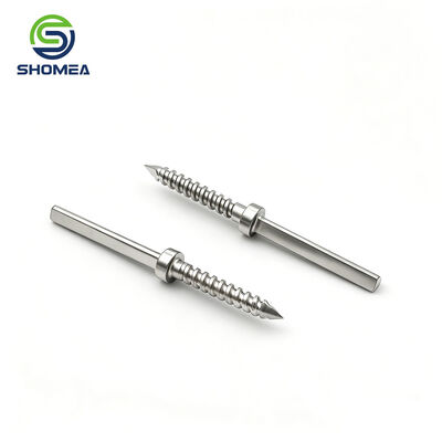 Customized Threaded Pin with High Precision Thread and Sharp Tip