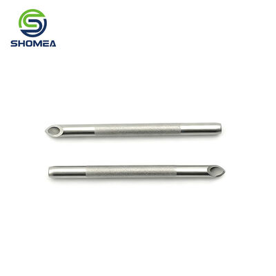Customized Sand Blasted Lancet Tip Needle with Matte Middle Section and Sharp Tip