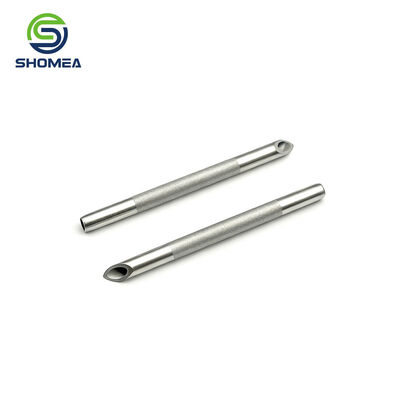 Customized Sand Blasted Lancet Tip Needle with Matte Middle Section and Sharp Tip