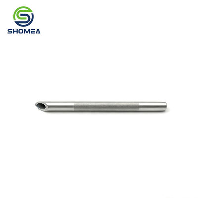 Customized Sand Blasted Lancet Tip Needle with Matte Middle Section and Sharp Tip
