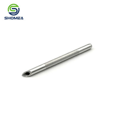 Customized Sand Blasted Lancet Tip Needle with Matte Middle Section and Sharp Tip