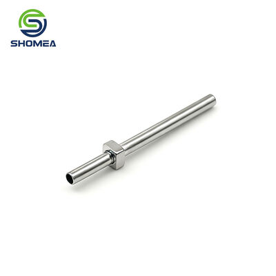 Customized Small Straight Tube with Square Base for Stable Mounting