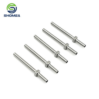 Customized Small Straight Tube with Square Base for Stable Mounting