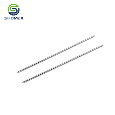 Customized 17G 100mm Knurled Lancet Tip Needle of Stainless Steel Material