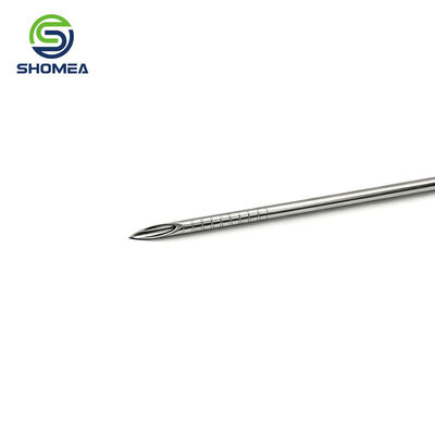 Customized 17G 100mm Knurled Lancet Tip Needle of Stainless Steel Material