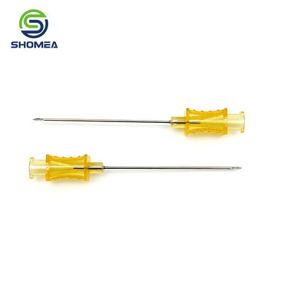 Customized 20G Interventional Needle with Yellow Wing Hub