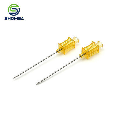 Customized 20G Interventional Needle with Yellow Wing Hub