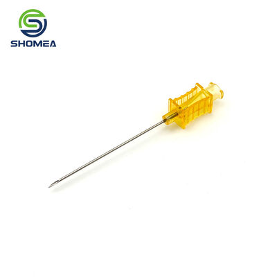 Customized 20G Interventional Needle with Yellow Wing Hub