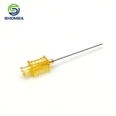 Customized 20G Interventional Needle with Yellow Wing Hub