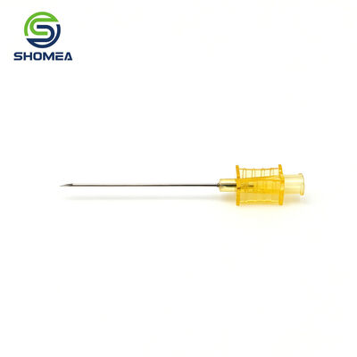 Customized 20G Interventional Needle with Yellow Wing Hub