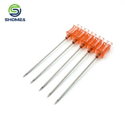 Customized 18G Interventional Needle for three bevel sharp puncture tip