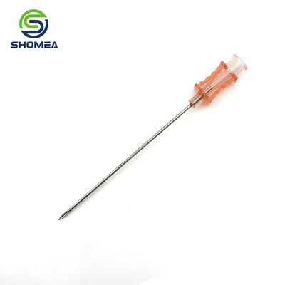 Customized 18G Interventional Needle for three bevel sharp puncture tip