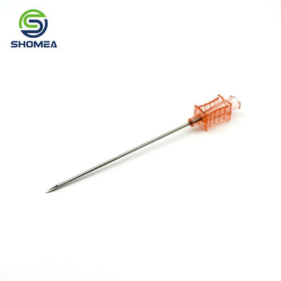 Customized 18G Interventional Needle for three bevel sharp puncture tip