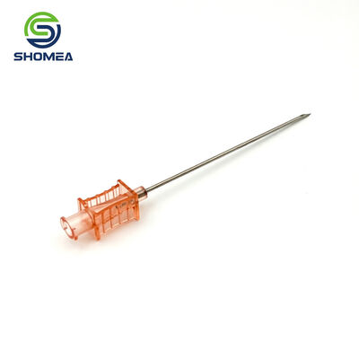 Customized 18G Interventional Needle for three bevel sharp puncture tip
