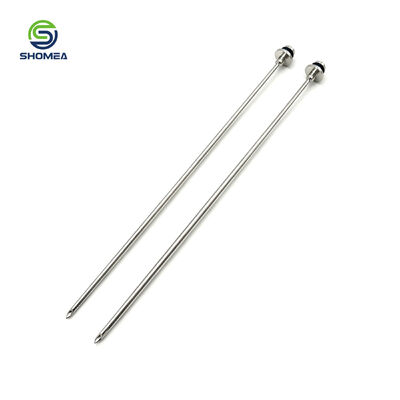 Customized Food Piercing Needle with Angled Hooked Tip