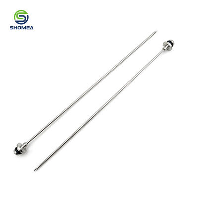 Customized Food Piercing Needle with Angled Hooked Tip