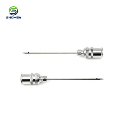  Customized Pencil Point Side Hole Needle with Knurled Custom Luer Lock