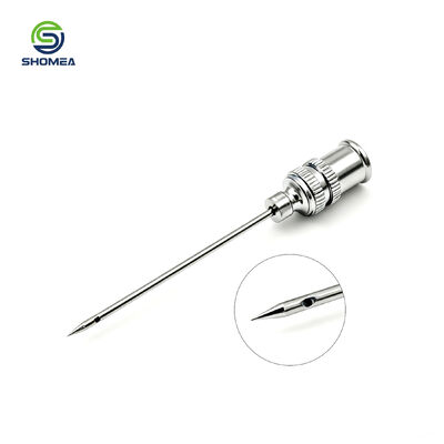  Customized Pencil Point Side Hole Needle with Knurled Custom Luer Lock