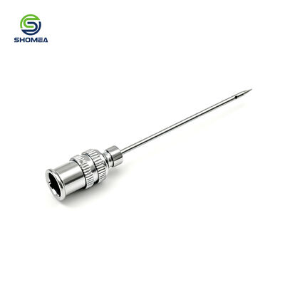  Customized Pencil Point Side Hole Needle with Knurled Custom Luer Lock