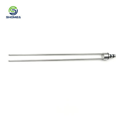 Customized Dual Prong Food Probe with Integrated Barb Fitting