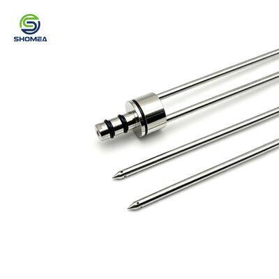 Customized Dual Prong Food Probe with Integrated Barb Fitting