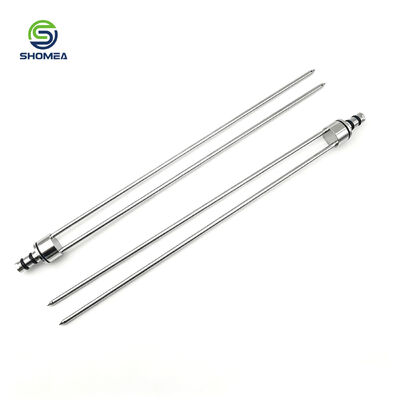 Customized Dual Prong Food Probe with Integrated Barb Fitting