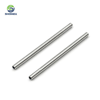 Customized Knurled Small Straight Tube with Threaded End