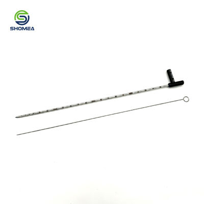 Customized RF Needle with Ergonomic T Handle and Depth Measurement Scale