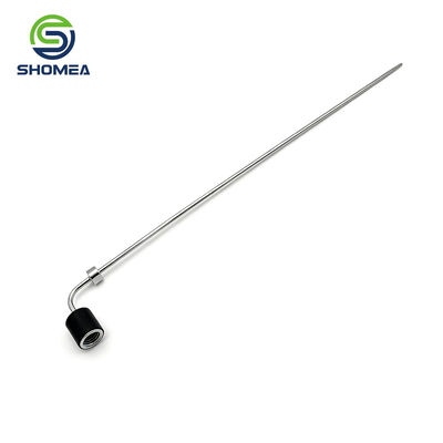 Customized IVD Bent sampling probe with black grip sleeve