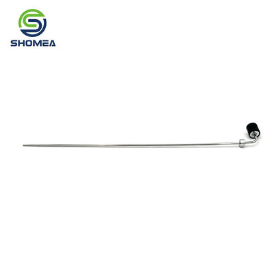 Customized IVD Bent sampling probe with black grip sleeve