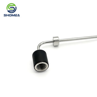 Customized IVD Bent sampling probe with black grip sleeve