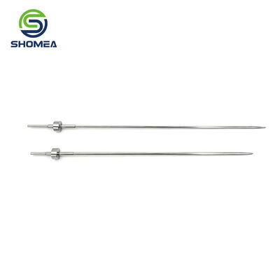 Customized IVD straight sampling probe with positioning limit collar