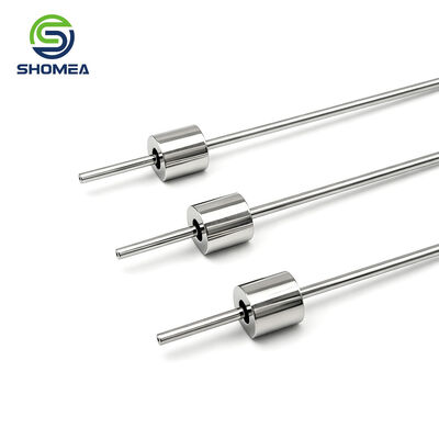 Customized precision sampling probe with long straight slender shaft