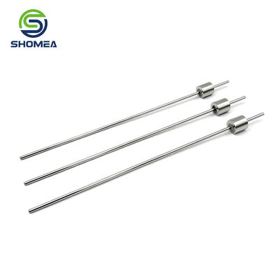Customized precision sampling probe with long straight slender shaft