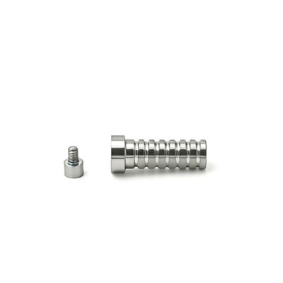 Customized TC4 Titanium Alloy Composite Temporary Abutment Component (Made to Customer Drawing)