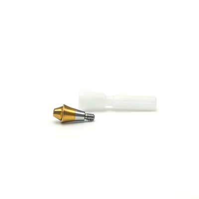 Componente de abutment recto compuesto de aleación de titanio TC4 personalizado (fabricado según el dibujo del cliente)