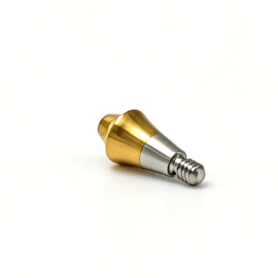 Componente de abutment recto compuesto de aleación de titanio TC4 personalizado (fabricado según el dibujo del cliente)
