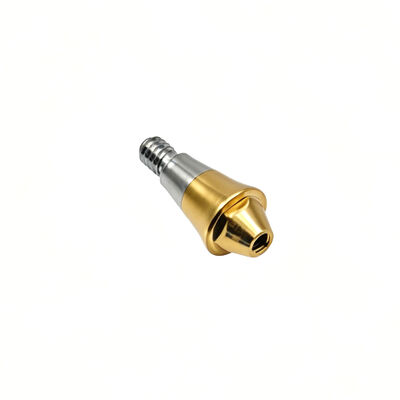 Componente de abutment recto compuesto de aleación de titanio TC4 personalizado (fabricado según el dibujo del cliente)