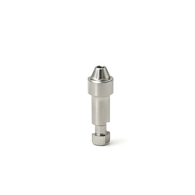 Customized TC4 Titanium Alloy Composite Abutment Component with Double Positioning Slots (Made to Customer Drawing)