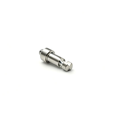 Customized TC4 Titanium Alloy Composite Abutment Component with Double Positioning Slots (Made to Customer Drawing)