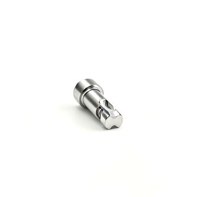 Customized TC4 Titanium Alloy Composite Abutment Component with Double Positioning Slots (Made to Customer Drawing)