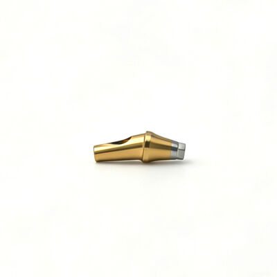Customized TC4 Titanium Alloy Angled Abutment Component (Made to Customer Drawing)